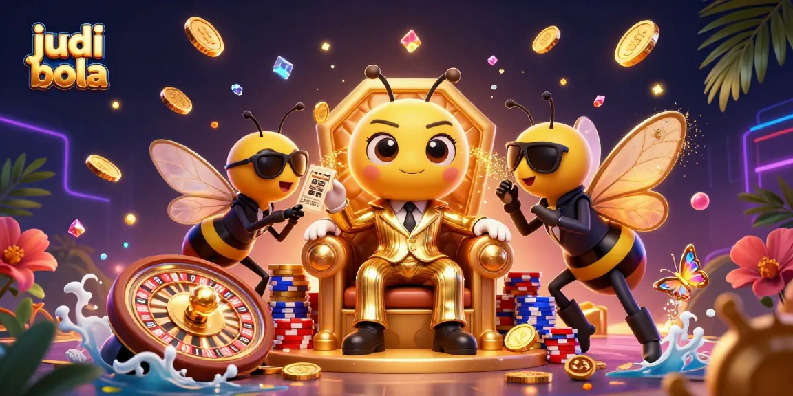 Engage in judi bola excitement with a bumblebee mob boss scene, rich in dynamic betting elements.