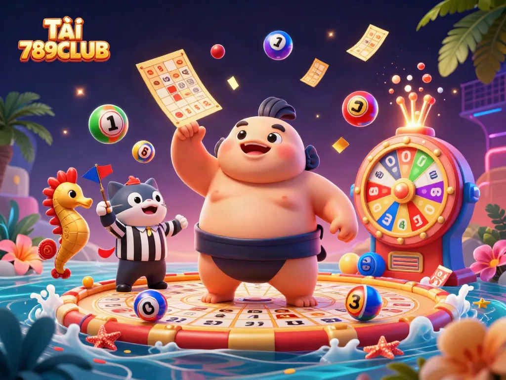 Experience Tải 789CLUB with a vibrant underwater casino scene featuring dynamic game elements.