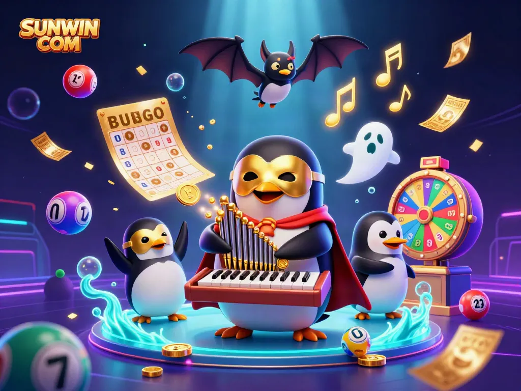 Win exciting jackpots at SUNWIN COM with vibrant games and rewards in an action-packed scene.