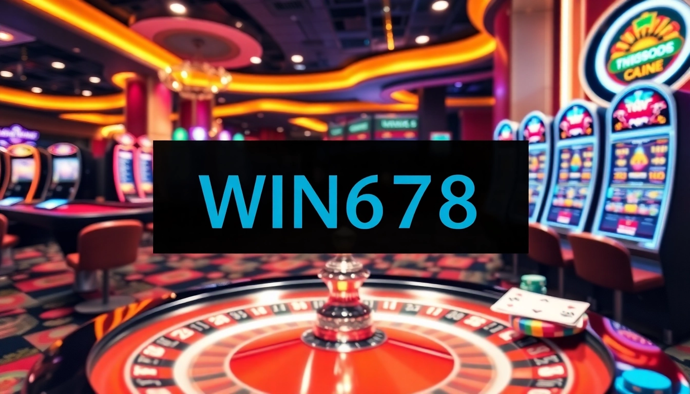 Experience the thrill of WIN678 with vibrant casino games and exciting action.