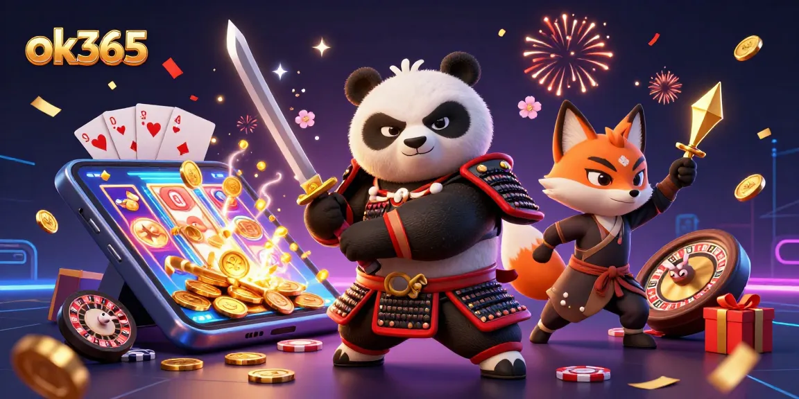 Spin with excitement at ok365 and enjoy a vibrant 3D casino experience featuring dynamic characters and gaming elements.