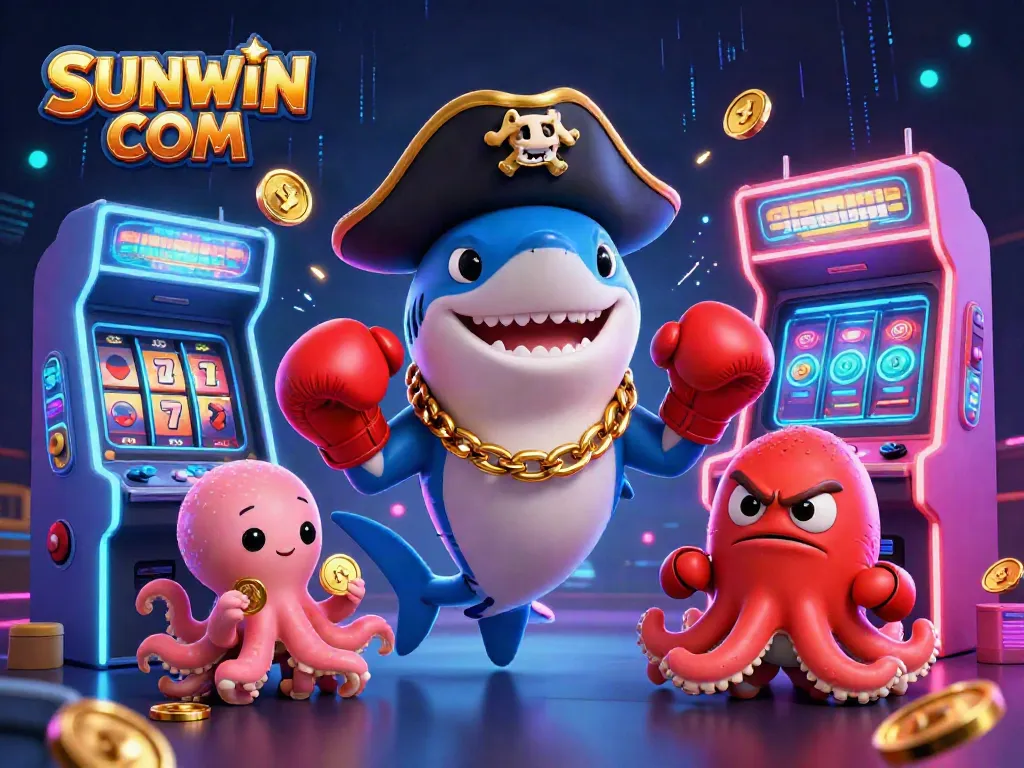 Engage in thrilling gameplay at SUNWIN COM with colorful characters and exciting casino elements.