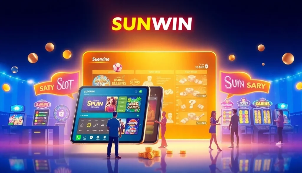 SUNWIN online gaming platform showcasing vibrant betting options and community interaction.